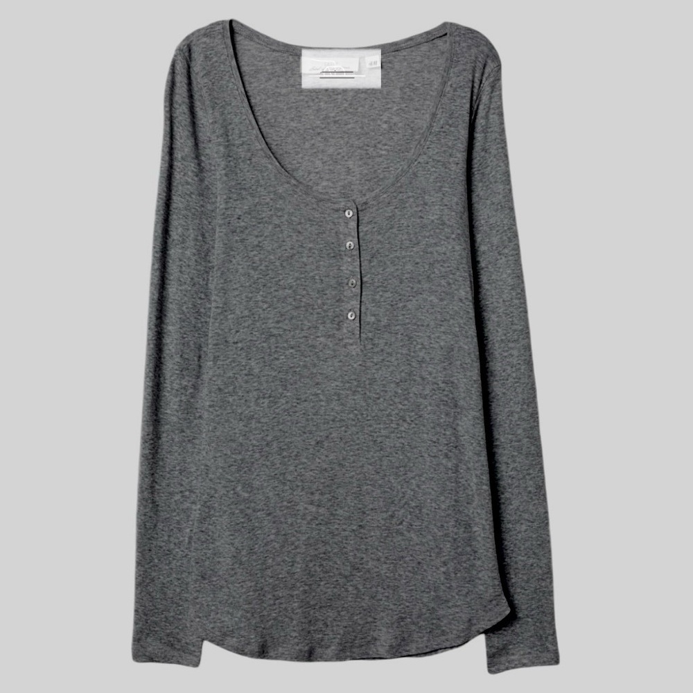 Skin Long Sleeve Henley T